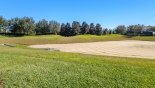 View of retention pond and attractive views beyond from Champions Gate rental Villa direct from owner