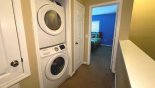 Townhouse rentals near Disney direct with owner, check out the Laundry facility off the landing with washer & dryer